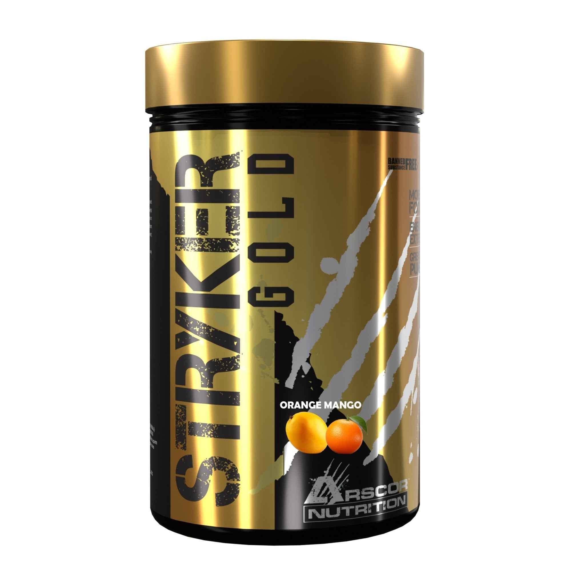 Stryker Gold Strongest Pre-Workout Supplement for Men with Citrulline, Beta-Alanine, Caffeine